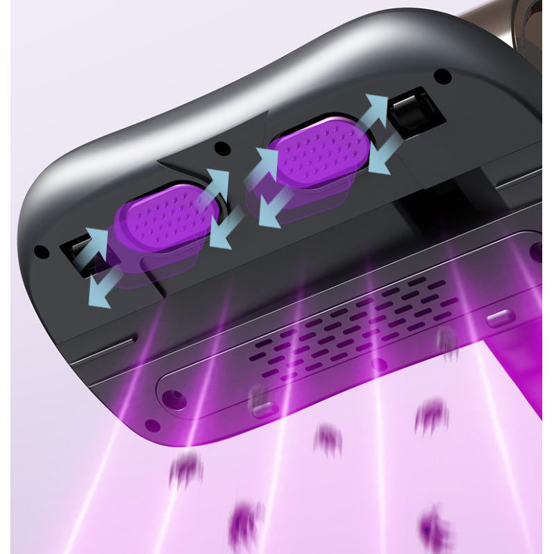 👍👍Multifunctional, anti-mite, cordless portable UV vacuum cleaner🌿 Allergy tested: 🛏️ The HF device eliminates dust mites in mattresses and carpets.