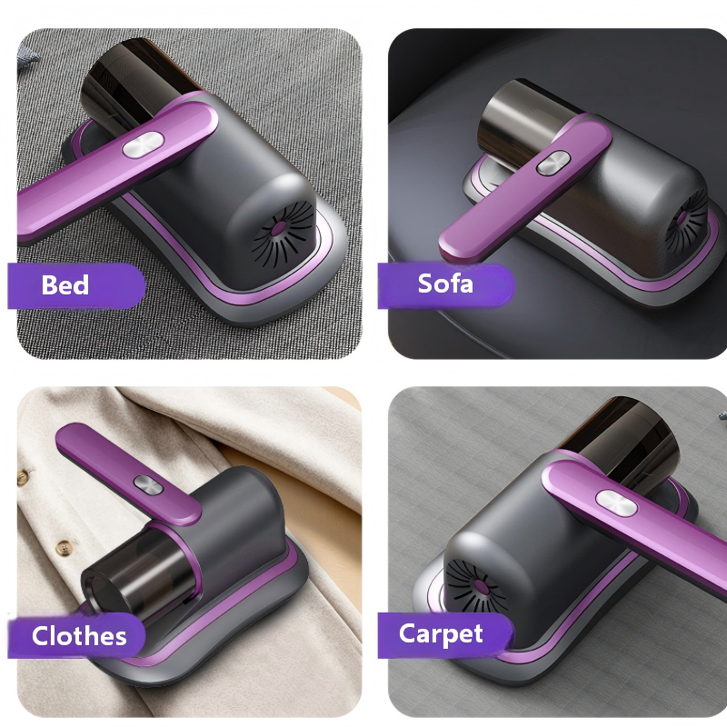 👍👍Multifunctional, anti-mite, cordless portable UV vacuum cleaner🌿 Allergy tested: 🛏️ The HF device eliminates dust mites in mattresses and carpets.