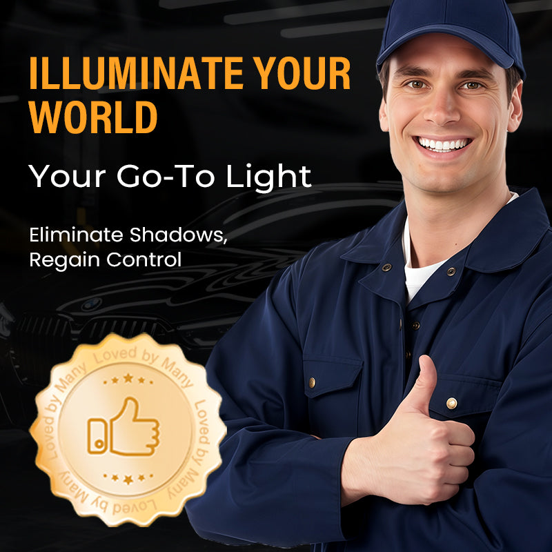 📢Limited-time 50% off offer!💡 4-in-1 Rechargeable Work Light – Hands-Free, Anywhere