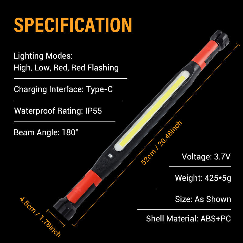 📢Limited-time 50% off offer!💡 4-in-1 Rechargeable Work Light – Hands-Free, Anywhere