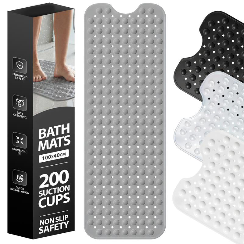 🔥While Supplies Last 40% OFF!🎉 40"x16" Non-Slip Bathtub Mat with Suction Cups