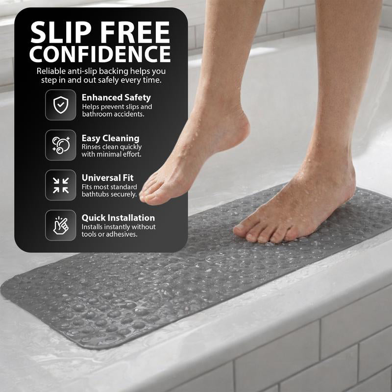 🔥While Supplies Last 40% OFF!🎉 40"x16" Non-Slip Bathtub Mat with Suction Cups
