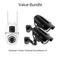 🔍🔍360° Pan & Tilt 4K Dual Lens Security Camera – Outdoor WiFi Surveillance Camera