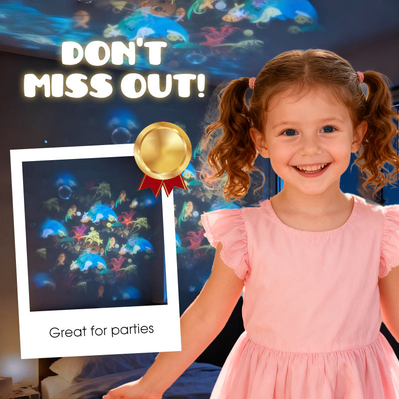 Dynamic rotating LED light projector