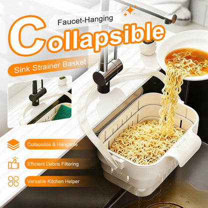 🥳HOT SALE🥳💞50K+ SOLD! Sink Strainer – From £4.99! Collapsible, hangs on faucet & multi-use. Save space – grab yours! ✅