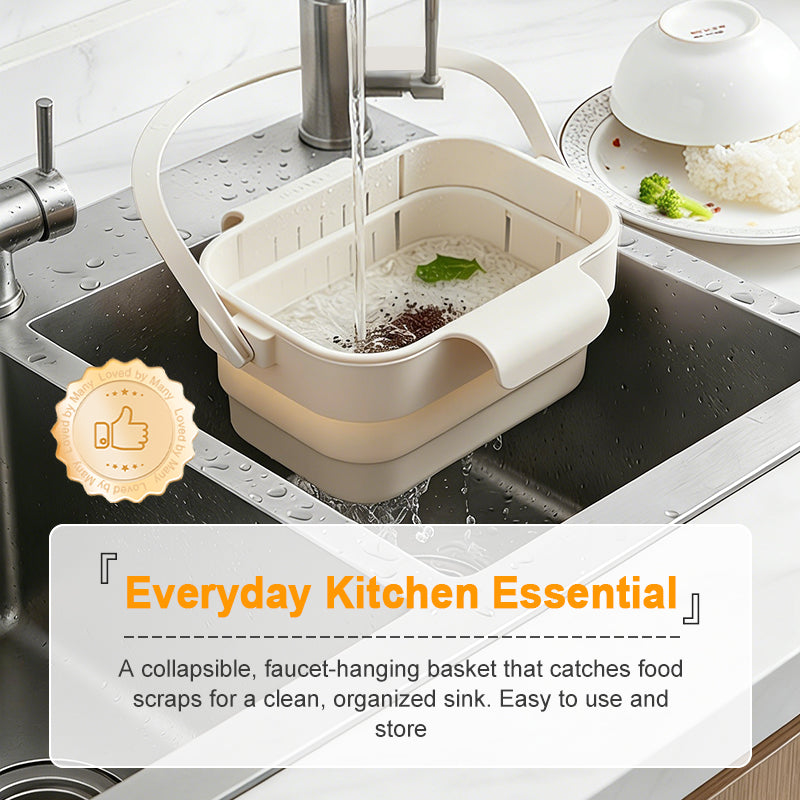 🥳HOT SALE🥳💞50K+ SOLD! Sink Strainer – From £4.99! Collapsible, hangs on faucet & multi-use. Save space – grab yours! ✅