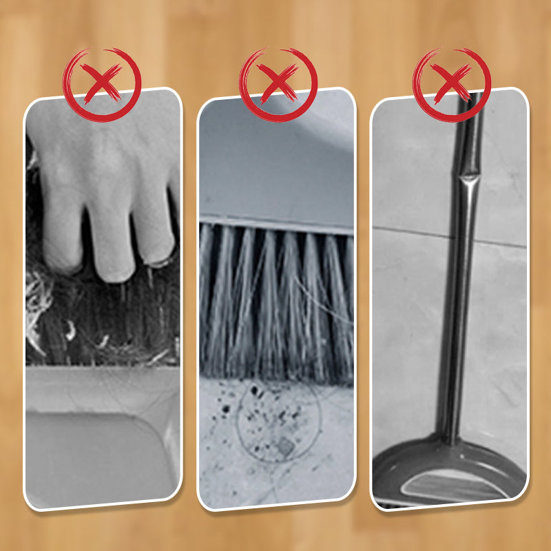 🥳2026 HOT SALE🥳💞50% OFF!✨ 💝Stand-Up Dustpan Set with 180° Rotating Broom