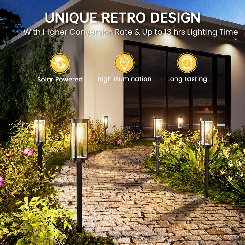 🥳HOT SALE🥳💞10K+ SOLD! Solar Lights – From £12.99! Large panel, 12–14H & weatherproof. Brighten your garden – grab yours! ✅