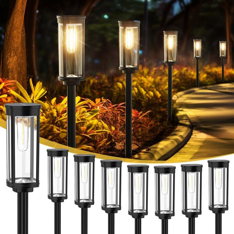 🥳HOT SALE🥳💞10K+ SOLD! Solar Lights – From £12.99! Large panel, 12–14H & weatherproof. Brighten your garden – grab yours! ✅