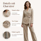 💎 60% OFF! 💎 Women's Elegant Tie-Waist Blazer & Wide-Leg Pants Suit Set – Flattering Silhouette, Breathable Fabric & Effortless Versatility ✨👗