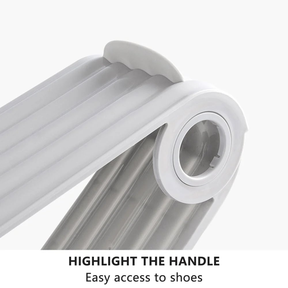 🥳2026 BESTSELLER🥳 Shoe Storage Rack – Space-Saving Double Deck, Adjustable Grooves – Eco-Friendly PP, Easy Clean – Closet Essential! 🛡️💨