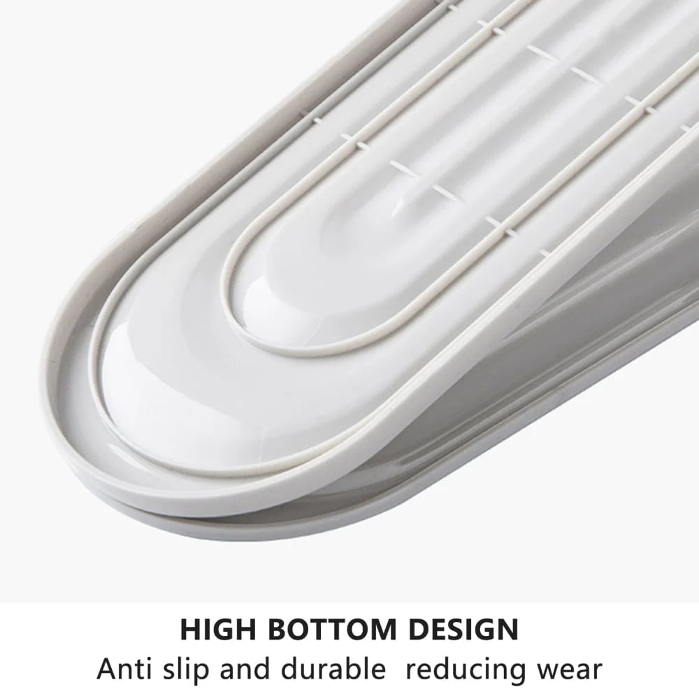 🥳2026 BESTSELLER🥳 Shoe Storage Rack – Space-Saving Double Deck, Adjustable Grooves – Eco-Friendly PP, Easy Clean – Closet Essential! 🛡️💨