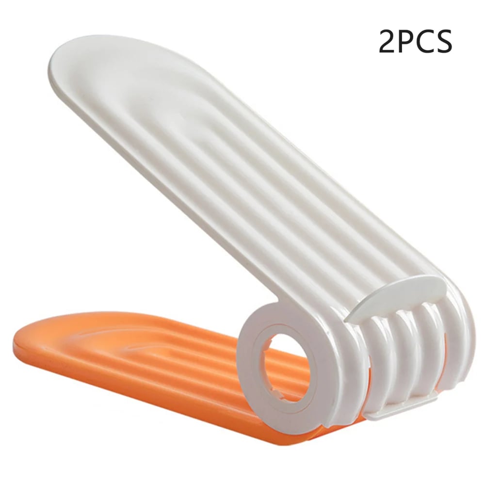 🥳2026 BESTSELLER🥳 Shoe Storage Rack – Space-Saving Double Deck, Adjustable Grooves – Eco-Friendly PP, Easy Clean – Closet Essential! 🛡️💨
