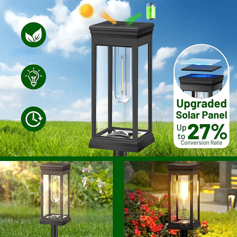 🌞Fresh Spring with 50% Discount!🌞 Solar-Powered Garden Lighting – Retro Design, 12-14 Hours of Lighting & IP65 Waterproof