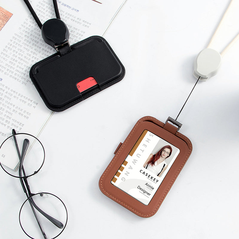 🎫🔗 50% OFF NOW! 🔖 Retractable ID Badge Holder with Lanyard – 360° Metal Swivel Clip, 32-Inch Cord & Breakaway Safety Buckle 🛡️
