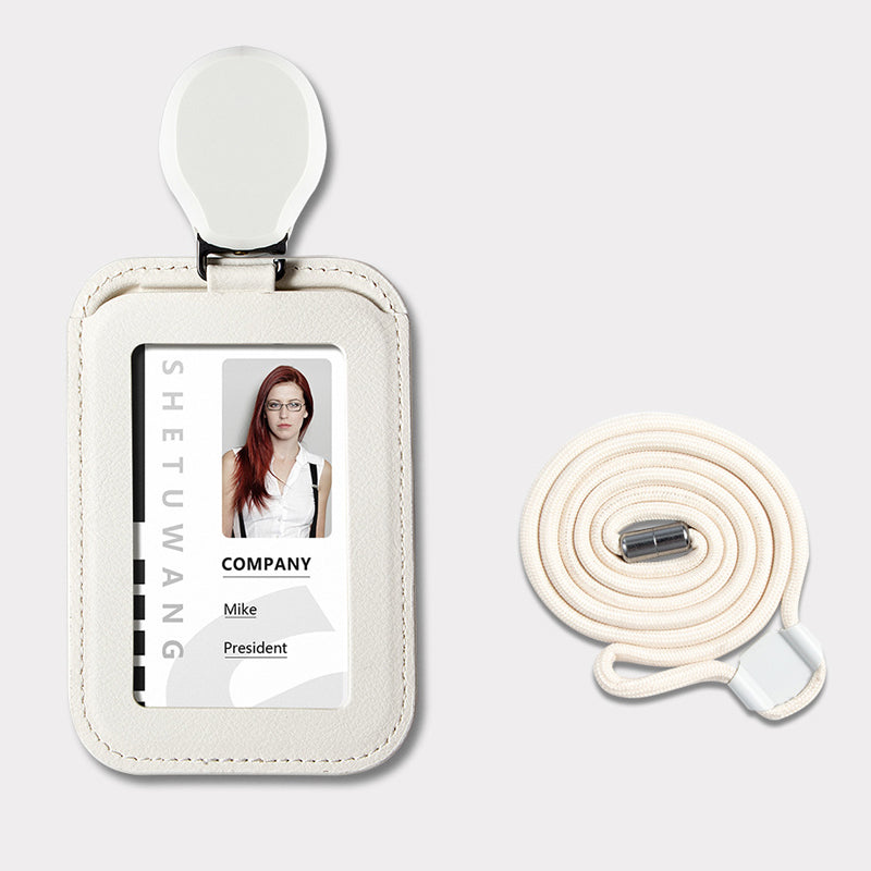 🎫🔗 50% OFF NOW! 🔖 Retractable ID Badge Holder with Lanyard – 360° Metal Swivel Clip, 32-Inch Cord & Breakaway Safety Buckle 🛡️
