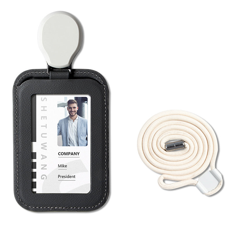 🎫🔗 50% OFF NOW! 🔖 Retractable ID Badge Holder with Lanyard – 360° Metal Swivel Clip, 32-Inch Cord & Breakaway Safety Buckle 🛡️