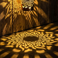 🌞 Solar-Powered Mandala Light Projector – Decorative and Atmospheric Effect for Gardens and Outdoor Areas ✨🌸