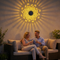 🌞 Solar-Powered Mandala Light Projector – Decorative and Atmospheric Effect for Gardens and Outdoor Areas ✨🌸