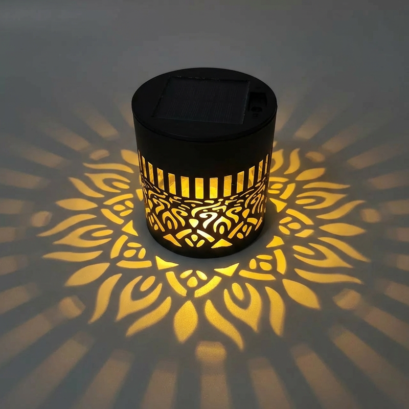 🌞 Solar-Powered Mandala Light Projector – Decorative and Atmospheric Effect for Gardens and Outdoor Areas ✨🌸