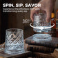 🥳2026 HOT SALE🥳💞50K+ SOLD!🥃🌀 50% OFF! 360° Rotating Whiskey Glass – Spins but never spills. Unique tumbler for home bar or gifts. Add fun to every sip. 🎁✨