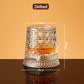 🥳2026 HOT SALE🥳💞50K+ SOLD!🥃🌀 50% OFF! 360° Rotating Whiskey Glass – Spins but never spills. Unique tumbler for home bar or gifts. Add fun to every sip. 🎁✨