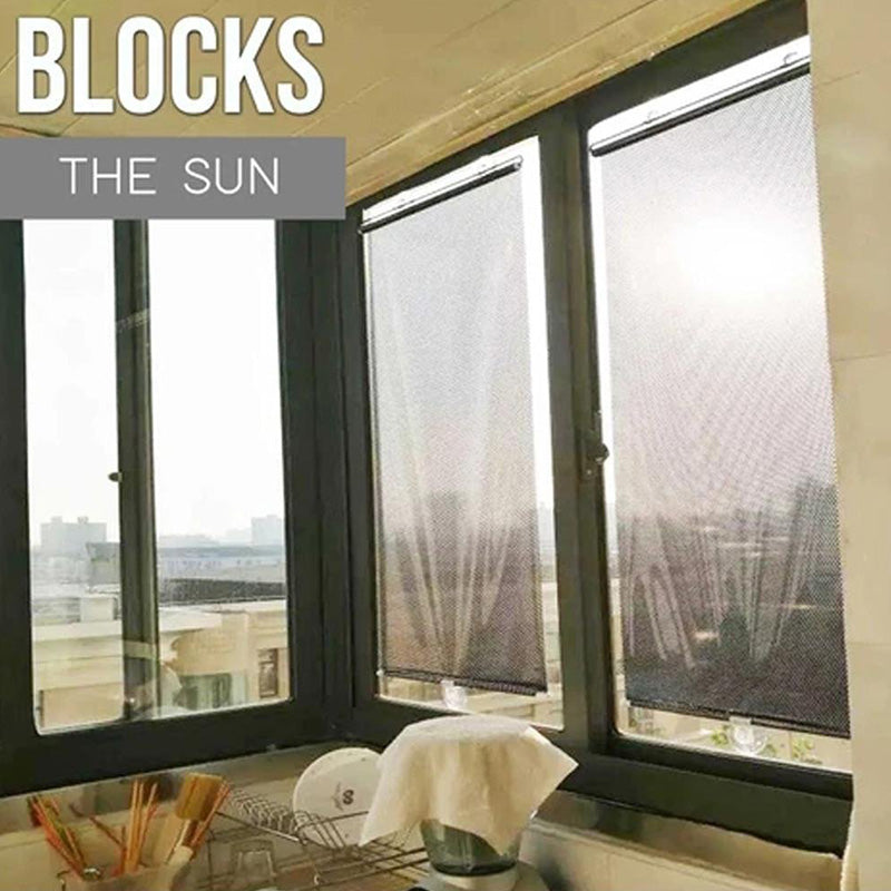 🌞 50% OFF NOW! 🚗 Retractable Window Roller Sunshade for Car & Room – UV Protection, Easy Installation & Adjustable Size 🏠