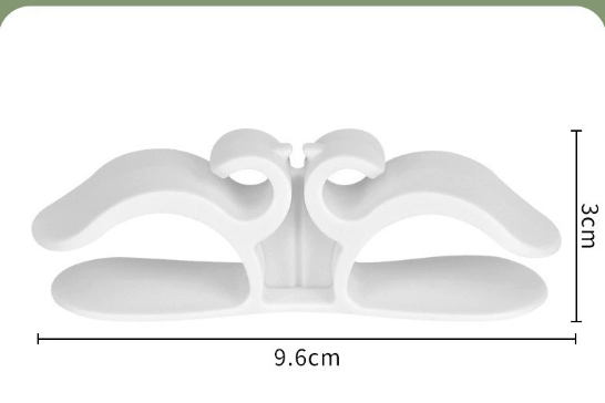 ⚡LAST DAY 45% OFF – Adhesive Cable Management Clips · 35K+ SOLD! · Strong Stick-On, ABS Plastic, Cable-Safe Curve, Universal Fit for Kitchen Appliances, Space-Saving 🔌🧹