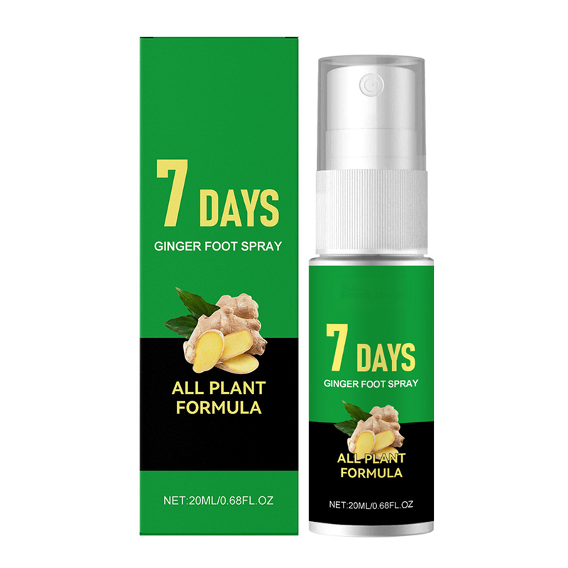 🔥LAST DAY - BUY 2 GET 1 FREE!🏆FootGlow 7-Day Ginger Foot Exfoliating Spray🌿