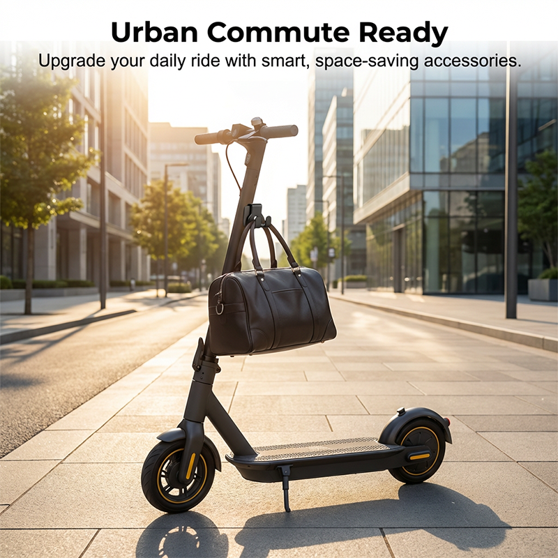 🛵 Heavy-duty scooter hooks – hold bags & groceries! Weather-resistant ABS, universal fit, tool-free install. 🚲🛍️