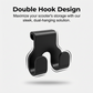 🛵 Heavy-duty scooter hooks – hold bags & groceries! Weather-resistant ABS, universal fit, tool-free install. 🚲🛍️