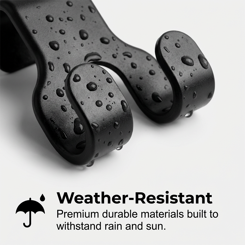 🛵 Heavy-duty scooter hooks – hold bags & groceries! Weather-resistant ABS, universal fit, tool-free install. 🚲🛍️