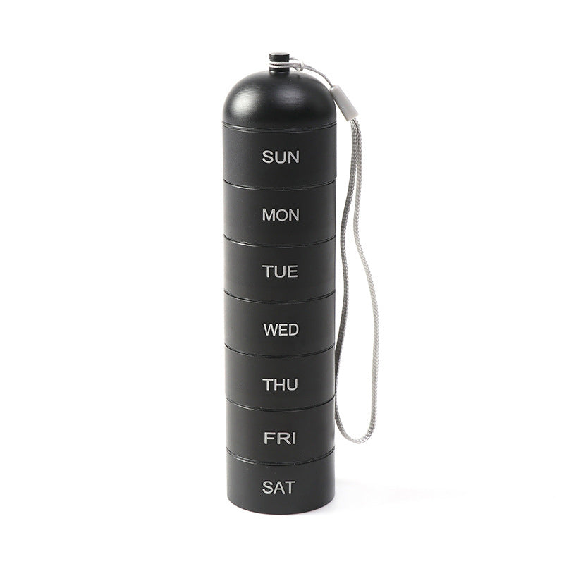 💖7-Day Waterproof Portable Aluminum Pill Organizer