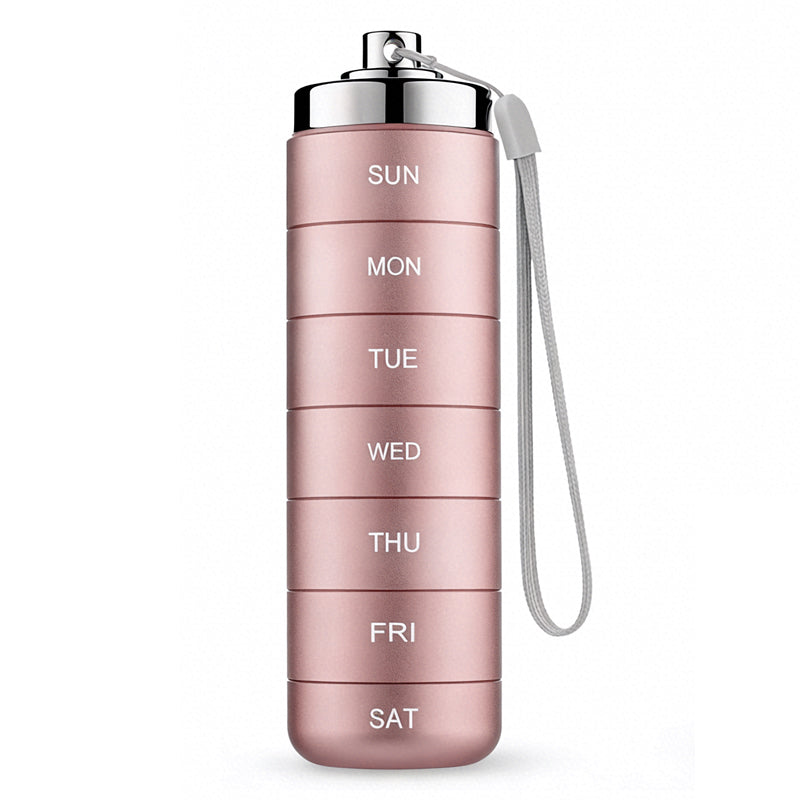 💖7-Day Waterproof Portable Aluminum Pill Organizer