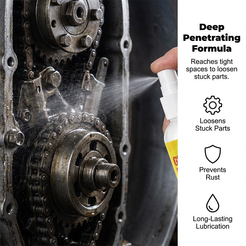 🏆 Last Day Special Price  ! 🔥Buy 3 Get 1 Free🔥Multi-Purpose Rust Remover & Lubricant Spray