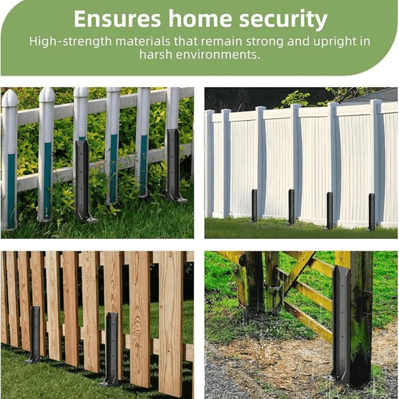 ⏰50% OFF – NOW⏰ Heavy-Duty Fence Post Repair Kit – Rustproof Steel Anchor – No-Dig Installation – Fixes Wobbly Posts in Minutes – Durable! 🔥
