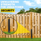🔧 Save 50%! ⏰ Fence Post Repair Kit – Rustproof steel & no‑dig install ✨