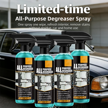 🥳HOT SALE🥳💞50K+ SOLD! Degreaser Spray – From £9.99! Cuts tough grease, fresh lemon scent & safe. Sparkling clean – grab yours! ✅