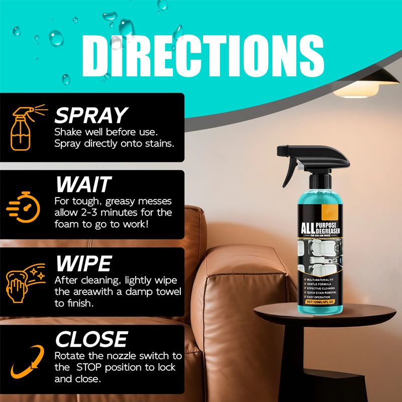 🥳HOT SALE🥳💞50K+ SOLD! Degreaser Spray – From £9.99! Cuts tough grease, fresh lemon scent & safe. Sparkling clean – grab yours! ✅