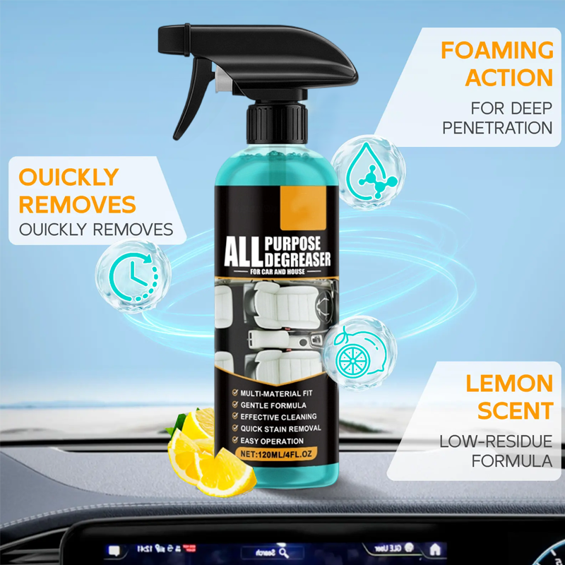 🥳HOT SALE🥳💞50K+ SOLD! Degreaser Spray – From £9.99! Cuts tough grease, fresh lemon scent & safe. Sparkling clean – grab yours! ✅