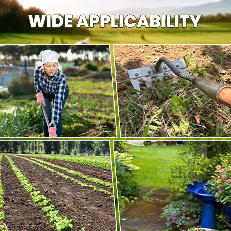 🔥🌿 Limited-time 58% OFF! 🌱 5/6/7/8-tine carbon steel weeding rake—comfortable grip, rakes through to the bottom, pulls weeds right out by the roots! 🧤✨