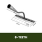 🔥🌿 Limited-time 58% OFF! 🌱 5/6/7/8-tine carbon steel weeding rake—comfortable grip, rakes through to the bottom, pulls weeds right out by the roots! 🧤✨