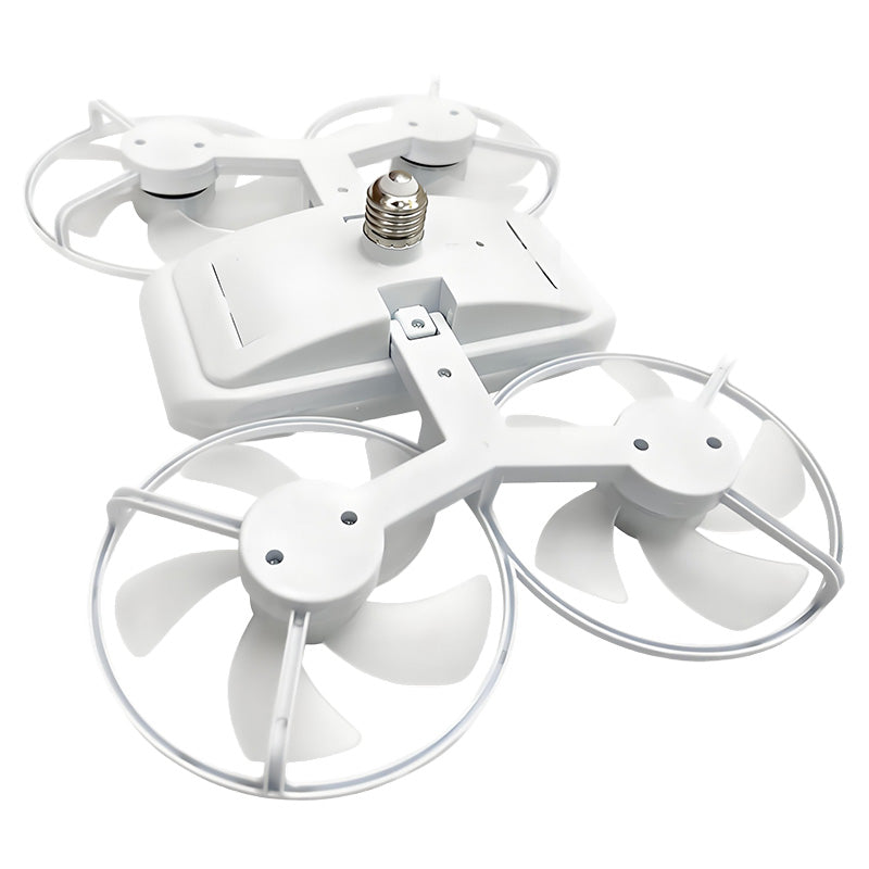 🔥New Hot Selling❤️‍🔥 3-Speed E27 Drone Model Fan Light with Remote