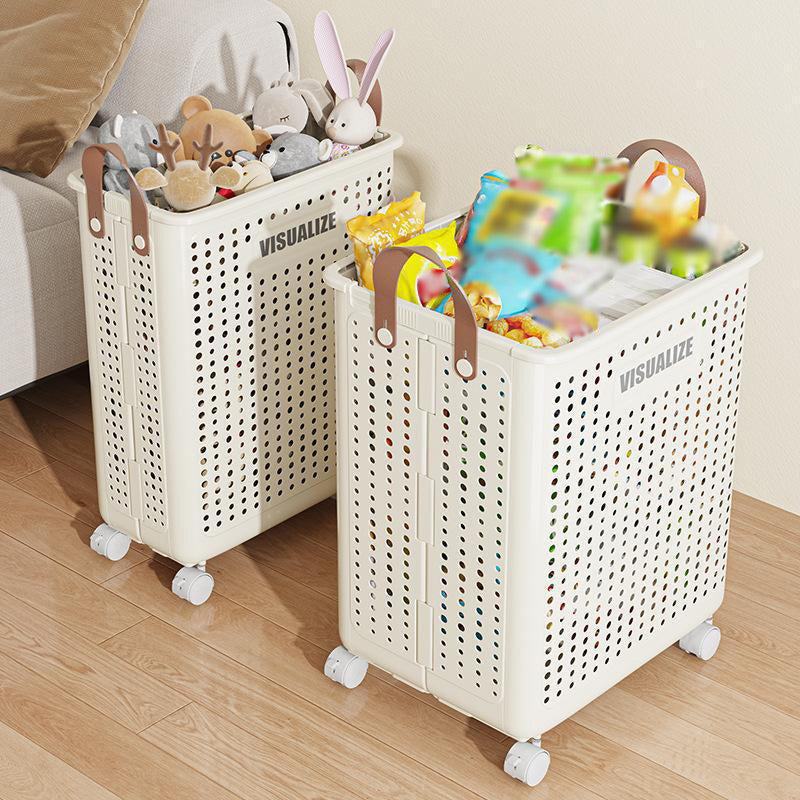 🔥New Hot Selling❤️‍🔥  Collapsible Laundry Basket with Wheel & Handle