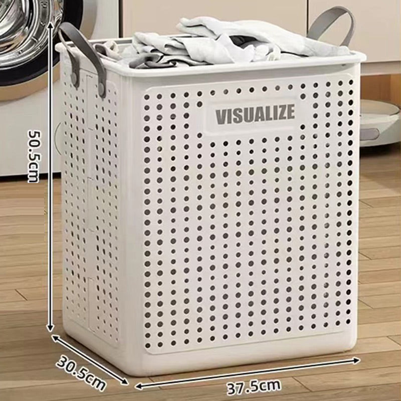 🔥New Hot Selling❤️‍🔥  Collapsible Laundry Basket with Wheel & Handle