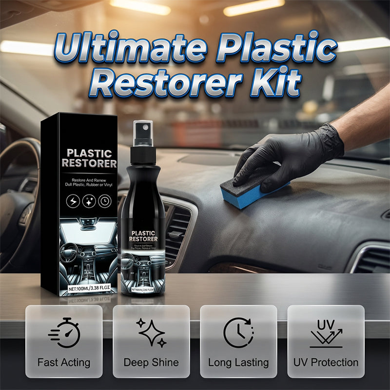 🥳HOT SALE🥳💞50K+ SOLD! Plastic Restorer – From £9.99! Restores shine, UV protection & non-greasy. Showroom finish – grab yours! ✅