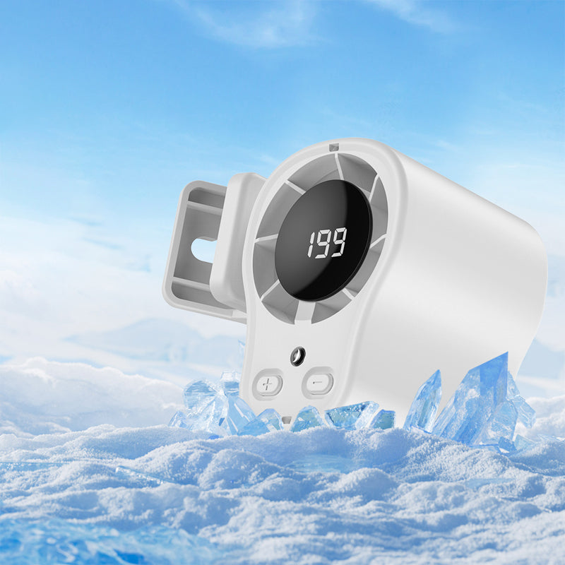❄️Summer cool-down deal: just £9.99!!⚡50K+ SOLD!❄️Hands-Free Personal Cooling Fan with LED Display