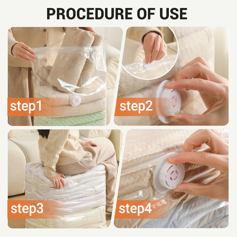 🧳✨Spring Sale 49% OFF 🔥Extra Large Vacuum Storage Bag - Press To Exhaust