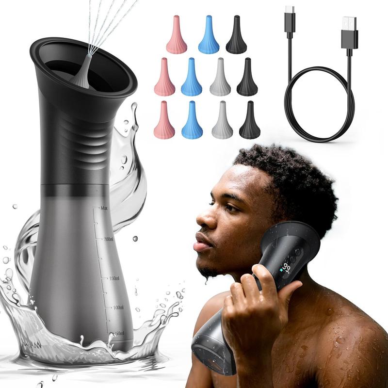 Wireless ear washer ✨ Adjustable pressure, with LED screen, one-button rinse, clean and comfortable 🌊（副本）