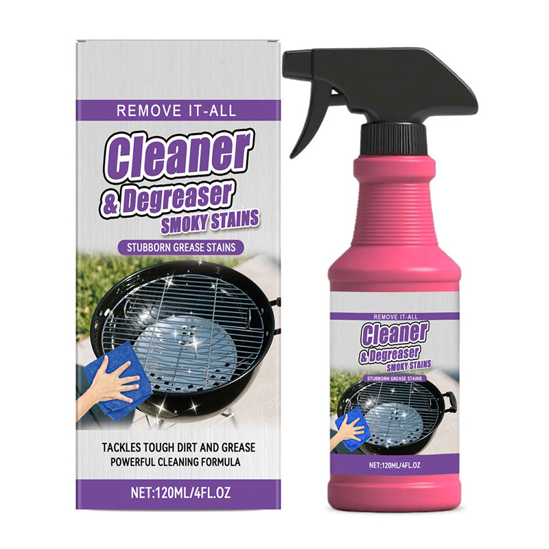 🏆 Last Day Special Price £9.78 ! 🔥Buy 2 Get 1 Free🎁Fast-Acting Heavy-Duty Grill Degreaser Spray🍢💦